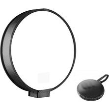 Tianya Tüm Tepe Kafa Flaşı Için 40CM Universal Çember Softbox Yumuşatıcı Canon Nikon Sony Fujifilm Olympus