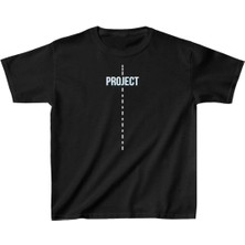 Indispensablely Çocuk Uni̇sex Baskili T-Shi̇rt - Si̇yah