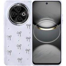Giz Story Tecno Spark 30C Kılıf Airbag Tasarımlı Simli Şeffaf Gzst Kutup Kapak - Fiyonk