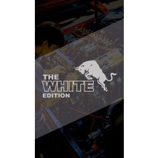 The White Edition (Rdbll) Sticker 20X10CM Jdm Araba-Motor-Laptop Hologram Seçenekli Sticker Etiket