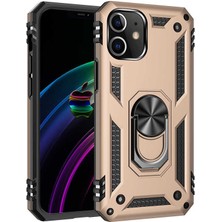 Giz Story iPhone 12 Uyumlu Gzst Vega Kapak-Gold