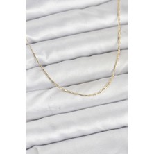 Prativas 14K Gold Renk Kesme Model 60cm Kadın Kolye - PRT3500EB10257