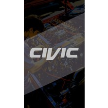 Honda Cıvıc Ayna Yazısı Sticker 8x2cm Jdm Araba-moto Cam Etiket Hologram Seçenekli Etiket