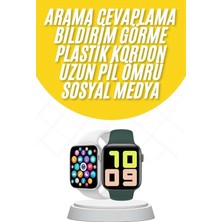 Indispensablely Akıllı Saat Uyku ve Sağlık Takibi Arama Cevaplama 44 mm Amoled Ekran