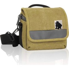 Tianya Dslr ve Aynasız Fotograf Makineleri Için Vintage Kanvas Dikdörtgen Omuz Bel Çantası