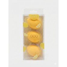 New Well Makyaj Süngeri 3 Lü Meyve Modelli Makyaj