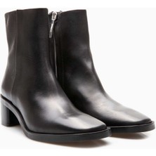 Calvin Klein Eden Fermuarlı Deri Kadın Bot