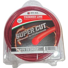 Normadia 2.70MM 67M Yuvarlak Kırmızı Tırpan Misinası Ot ve Çim Kesim Ipi