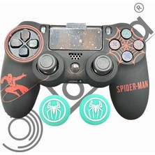 Doreka Ps4 Dualshock Spider-Man Koruyucu Silikon Kılıf ve Analog Korucusu