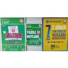 Eser Tonguç  7. Sınıf Yazılı Denemeleri+Yazılı Notları 2. Dönem 1 ve 2. Yazılı+Kr Akademi 2 . Dönem   Tüm Dersler   Yazılılara Hazırlık Kitabı