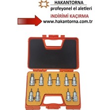 ALWAYSSPEED Ht- Rico 1/2 Kısa Lokmalı Torx Bits Uç Seti 10 Parça