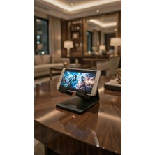 Safir Design Yatay ve Dikey Kullanım Destekli Akıllı Telefon Standı - Eller Serbest Tutucu