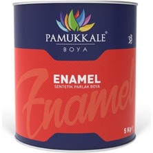 Pamukkale Enamel Sentetik Parlak Yağlı Boya 5 kg 80 Gloss Parlament Mavi Ral 5013