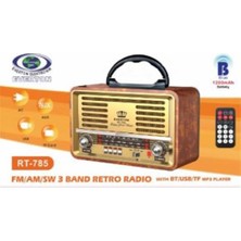 Everton RT-785  Bluetooth Usb-Micro Sd Nostaljik Radyo