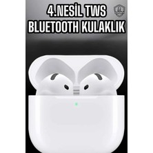 Indispensablely 4.nesil Kaliteli Tws Android ve Ios Uyumlu Mikrofonlu Kulaklık