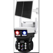 Apronx APX-WP266OZ 6mp 10X Zoom Solar 2.8MM-12MM Çıft Kamera Wıfı Ptz