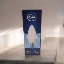 Sıla Şila 2 Adet Duylu LED Ampul 7 Watt-A++ Beyaz Işık 240 Lümen 220-240 V 20.000 Saat Ömür
