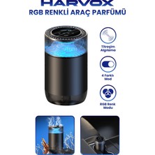 Harvox Rgb Renkli Araç Kokusu  Şarjlı 4 Farklı Mod 800MAH Batarya Ortam ve Oda Hava Nemlendirici Aromaterapi