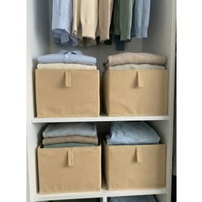 Venita Home 4 Adet Dolap Içi Düzenleyici, Raf Düzenleyici, Katlanabilir Kıyafet Saklama KUTUSU-36X26X19CM