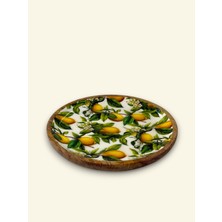 Mango Ağacı Pasta Tabağı 20X20X2 cm Sunum Tabağı Tatlı Tabağı