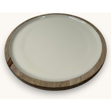 Mango Ağacı 20X2 cm Pasta Tabağı Sunum Tabağı