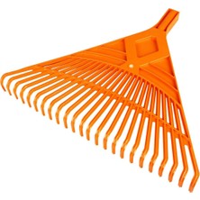 Normadia Turuncu 22 Diş Fındık Tırmığı, Bahçe ve Çim Tırmığı, 50 cm