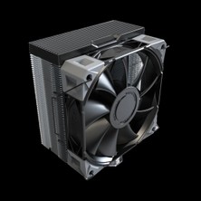 Montech NX400 - Cpu Hava Soğutucu, Tek Kule, 4 Gelişmiş Isı Borusu, 52 Kanatlı Isı Emici, E28, 120 mm Fdb Statik Basınçlı Fan, 28 mm Fan Kalınlığı, Köşe Kapağı Ayak Pedleri, Cilalı Üst Kapak - Siyah