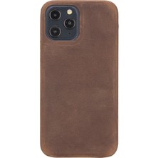 Najmaddin Apple iPhone 12 Pro Max Uyumlu Deri Arka Kapak F360 G2