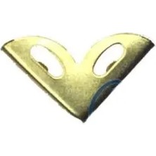 Indispensablely Kitap, Kapak, Menü, Albüm Köşesi, Küçük - 11X20MM, Sarı, 20 Adet