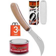 Normadia 19 cm Aşı Bıçağı, Aşı Macunu ve Aşı Bandı Seti (3'lü)