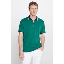 Altınyıldız Classics Regular Fit Geniş Kesim Polo Yaka %100 Pamuk Tişört