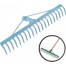 Normadia Çift Taraflı Bahçe Tırmığı, 20 Diş, Üsten Takviyeli, Dayanıklı ve Pratik