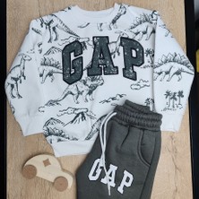 Moda Rüyası Dinazorlu Erkek Çocuk Alt Üst Takım – 4-6 Yaş