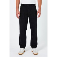 Tarz Cool Erkek Düz Baggy Jean Pantolon