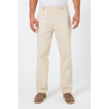 Tarz Cool Erkek Düz Baggy Jean Pantolon