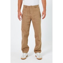 Tarz Cool Erkek Düz Baggy Jean Pantolon