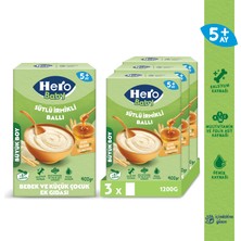 Hero Baby Sütlü İrmikli Ballı 400g x3