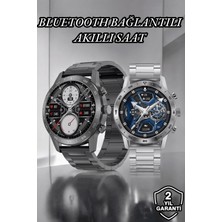 Indispensablely Suya Dayanıklı Dokunmatik Akıllı Saat Bluetooth 5.0, Sesli Asistan ve Sağlık Takibi