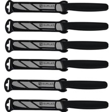 SürLaz Profesyonel Steak Bıçağı 6 Parça Set Domates Bıçağı Tırtıklı Meyve Bıçağı