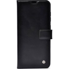 Giz Story Oppo A38 Kılıf Gzst Kar Deluxe Kapaklı Kılıf-Siyah