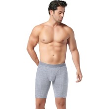 Gümüş 4074 6'lı Erkek Likralı Uzun Boxer