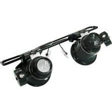 Indispensablely -Gözlük Model Çıft LED Aydınlatma ,saat Onarımı Için Harika Büyüteç