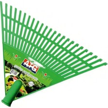 Normadia 24 Taraklı Jumbo Boy Sağlam Plastik Tırmık, Güçlü ve Dayanıklı Yaprak Toplama