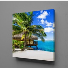 Technopa DENİZ HAVA KANVAS TABLO - 140x140cm