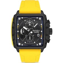 Ferrucci Fonksiyonları Aktif Takvimli Silikon Kordon 2 Yıl Garantili Erkek Kol Saati