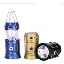 Indispensablely 5800T Güneş Enerjili Şarj Edilebilir USB Girişli Kamp Feneri