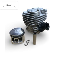 İmaya Silindir Piston Set 46MM Çin Ağaç Motorları Için + Boğaz Lastiği