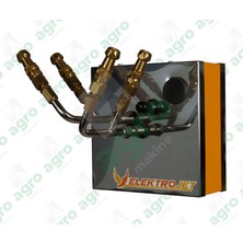 Kadıoğlu Elektrojet - 2 Yön 4 Çıkış Zeytin - Meyve Modeli Pulverizatörü (Damla Önleyicisiz)