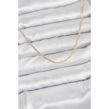 Prativas 14K Gold Renk Burgu Model 60cm Kadın Kolye - PRT3500EB10258