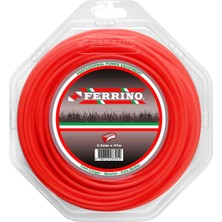 Normadia 3 Köşe 3.30MM Kırmızı Motorlu Tırpan Misinası